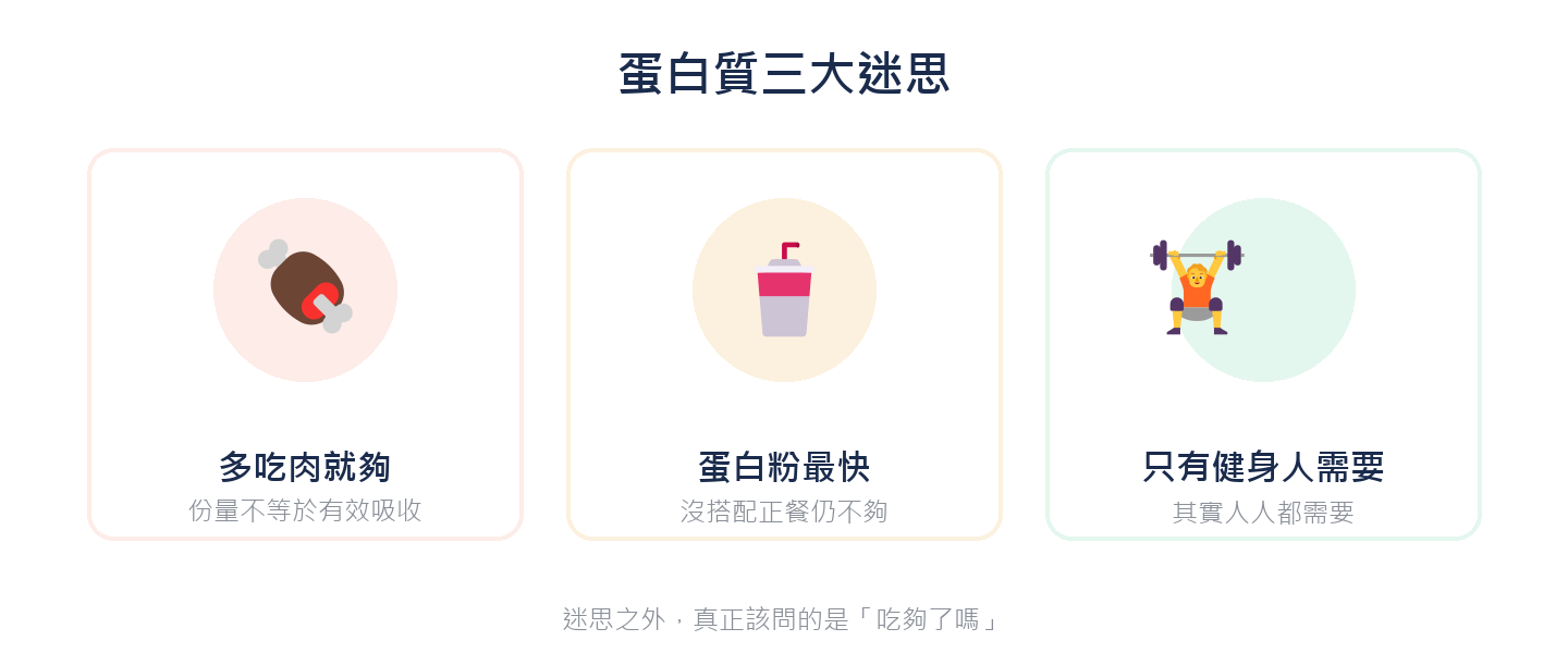 蛋白質三大迷思