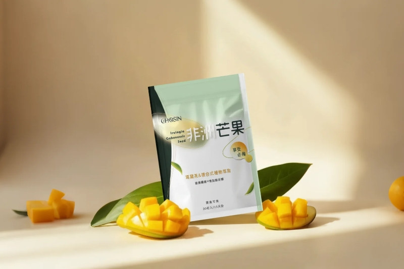 珂心非洲芒果籽素食膠囊 與新鮮芒果